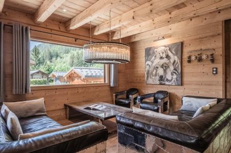 Holiday in mountain resort 6 room duplex chalet 11 people (Marius) - Chalet Marius - Chamonix - Living room