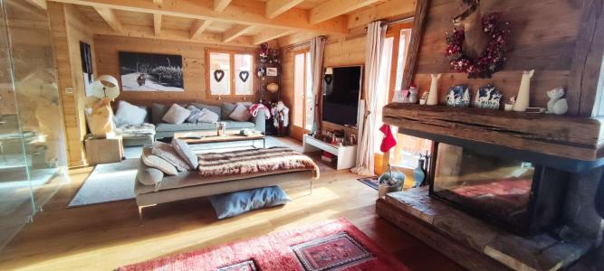 Urlaub in den Bergen 6 Zimmer Chalet für 10 Personen (Mercantour 26) - Chalet Mercantour 26 - Isola 2000 - Wohnzimmer