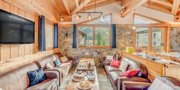 Holiday in mountain resort 7 room triplex chalet 12 people - Chalet Monte Bianco - Tignes