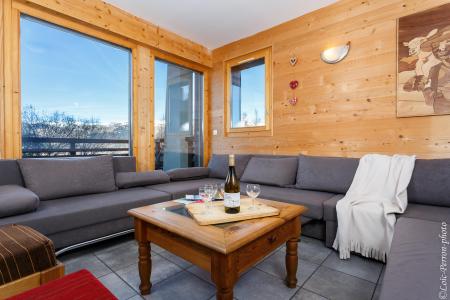 Vakantie in de bergen Chalet 7 kamers 12 personen (MTGSIN) - Chalet Montgésin - Montalbert - Woonkamer