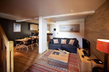 Holiday in mountain resort 3 room duplex apartment 4 people (306) - Chalet Mouflon - Val Thorens - Living room