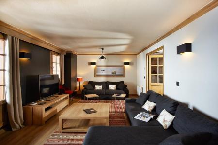 Urlaub in den Bergen 4-Zimmer-Holzhütte für 6 Personen (305) - Chalet Mouflon - Val Thorens - Wohnzimmer