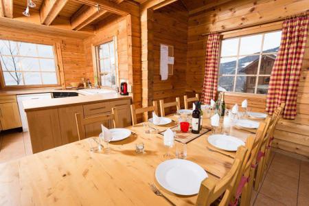Vacaciones en montaña Chalet duplex 8 piezas para 14 personas - Chalet Noella - La Tania - Cocina