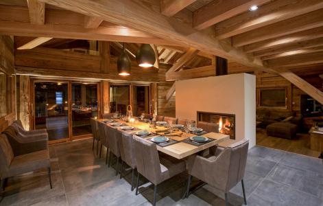 Holiday in mountain resort Chalet Or des Cimes - Valloire - Dining area