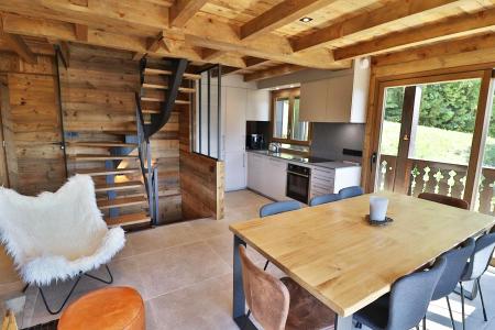 Holiday in mountain resort 4 room chalet 6 people - Chalet P'tiou - Les Gets - Living room