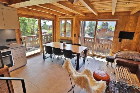 Holiday in mountain resort 4 room chalet 6 people - Chalet P'tiou - Les Gets - Living room