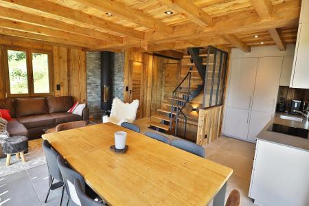 Holiday in mountain resort 4 room chalet 6 people - Chalet P'tiou - Les Gets - Living room