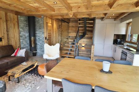 Vacances en montagne Chalet 4 pièces 6 personnes - Chalet P'tiou - Les Gets - Séjour