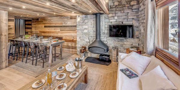 Vacanze in montagna Chalet semi-individuale 7 stanze per 12 persone (CH) - Chalet Paradis Blanc - Tignes - Soggiorno