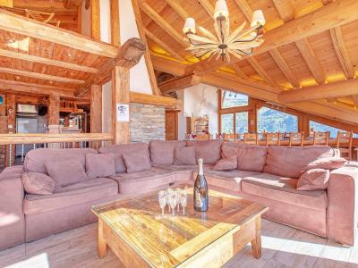 Holiday in mountain resort Chalet Perle des Neiges - Les Arcs - Living room