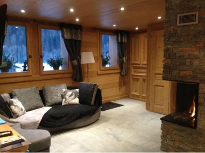 Holiday in mountain resort 2 room apartment sleeping corner 4 people - Chalet Perriades - Le Grand Bornand - Living room