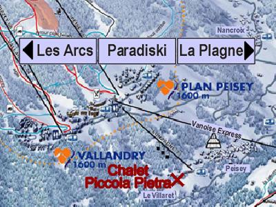 Vacances en montagne Chalet Piccola Pietra - Peisey-Vallandry - Plan