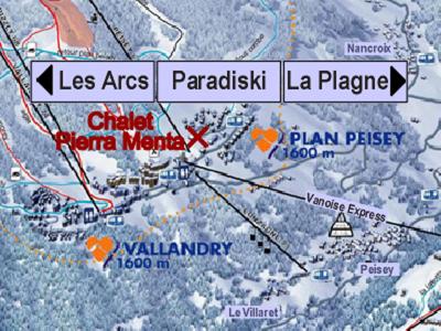 Vacances en montagne Chalet Pierra Menta - Peisey-Vallandry - Plan