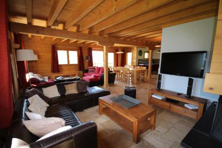 Каникулы в горах Шале триплекс 7 комнат 12 чел. (CHACHO) - Chalet Pierres du Chozal - Les Saisies - Салон