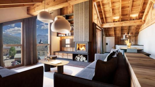 Vacances en montagne Appartement 4 pièces mezzanine 8 personnes - Chalet Plein Sud - Saint Martin de Belleville - Séjour