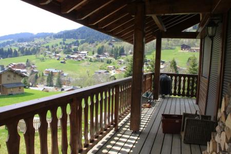 Holiday in mountain resort 5 room chalet 8 people - Chalet Renaissance - Les Gets - Terrace