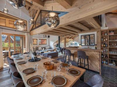 Urlaub in den Bergen 6 Zimmer Chalet für 14 Personen (REVEDEMARMOTTES) - Chalet Rêve de Marmottes - Méribel - Esszimmer