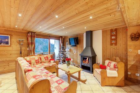Vacanze in montagna Chalet Rosa Villosa - Champagny-en-Vanoise - Stufa a legna