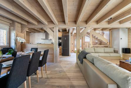 Holiday in mountain resort 6 room duplex chalet 11 people - Chalet Saint Joseph - Val d'Isère - Living room
