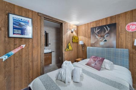 Holiday in mountain resort 8 room chalet 10 people - Chalet Saint Joseph - Méribel - Bedroom