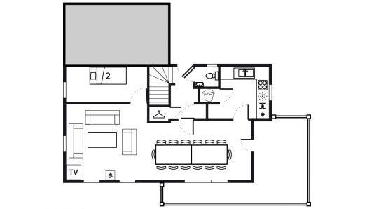 Wakacje w górach Chalet duplex mitoyen 7 pièces 14 personnes - Chalet Saint Marc - Saint Martin de Belleville - Plan