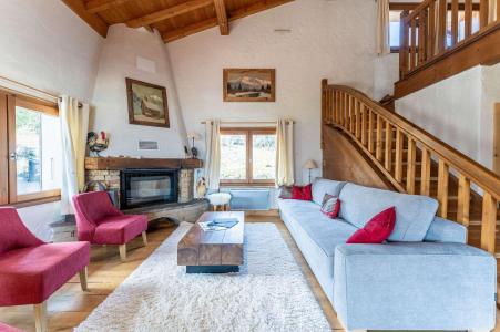 Urlaub in den Bergen Triplex-Chalet 7 zimmer 10 Personnen - Chalet Sapi - Combloux - Wohnzimmer
