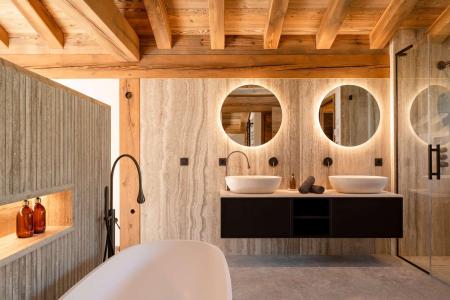 Vakantie in de bergen Chalet duplex 8 kamers 14 personen - Chalet Sapin - Megève - Badkamer