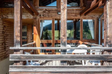 Urlaub in den Bergen Doppelchalethälfte 5 Zimmer für 8 Personen - Chalet Télémark - Les Gets - Draußen im Sommer