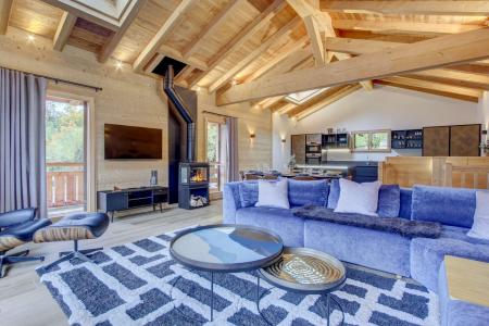 Holiday in mountain resort 5 room triplex chalet 9 people - Chalet Tilly - Morzine - Living room