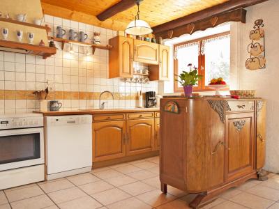 Holiday in mountain resort Chalet Vieux Moulin - Champagny-en-Vanoise - Kitchen
