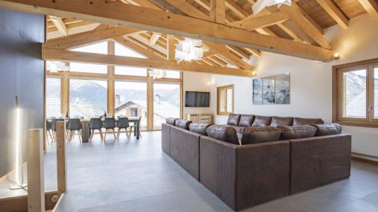Urlaub in den Bergen Chalet Villarabout - Saint Martin de Belleville - Wohnzimmer