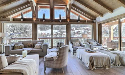 Holiday in mountain resort 7 room chalet 12 people (240m²) - Chalet W - Morzine - Living room