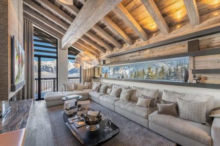 Holiday in mountain resort 10 room chalet 15 people - Chalet Whitesand - Courchevel - Living room