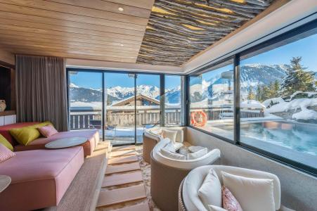 Holiday in mountain resort 10 room chalet 15 people - Chalet Whitesand - Courchevel - Living room