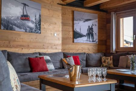 Urlaub in den Bergen Chalet Woodpecker - Alpe d'Huez - Kleines Wohnzimmer
