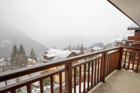 Urlaub in den Bergen 2-Zimmer-Holzhütte für 6 Personen (J22) - Chalets d'Arrondaz - Valfréjus - Balkon