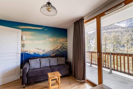 Vakantie in de bergen Appartement 2 kamers bergnis 6 personen (BME02) - Chalets de Bois Méan E - Les Orres - Woonkamer
