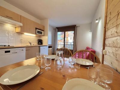 Vakantie in de bergen Appartement 2 kamers 4 personen (A14H) - Chalets des Evettes - Flumet - Woonkamer