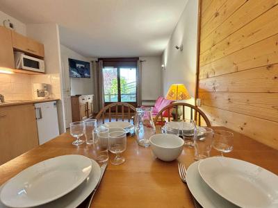 Vakantie in de bergen Appartement 2 kamers 4 personen (B8H) - Chalets des Evettes - Flumet - Woonkamer