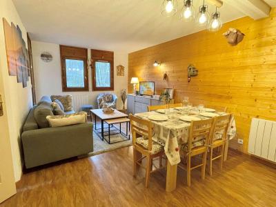 Vakantie in de bergen Appartement 3 kamers 6 personen (02) - Chalets des Evettes - Flumet - Woonkamer