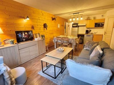 Vakantie in de bergen Appartement 3 kamers 6 personen (02) - Chalets des Evettes - Flumet - Woonkamer