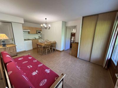 Vakantie in de bergen Appartement 3 kamers 6 personen (120-A2H) - Chalets des Evettes - Flumet - Woonkamer