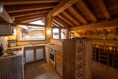 Holiday in mountain resort 6 room triplex chalet 11 people (Mont Blanc) - Chalets du Cocoon - La Plagne - Kitchen