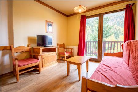 Vakantie in de bergen Appartement 2 kamers 4 personen (A9) - Chalets du Thabor - Valfréjus - Woonkamer