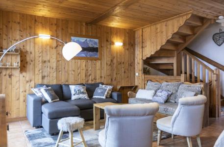 Vakantie in de bergen Appartement 5 kamers 10 personen (KC) - Chalets Kandahar - La Rosière - Woonkamer