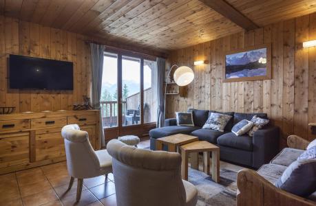 Vakantie in de bergen Appartement 5 kamers 10 personen (KC) - Chalets Kandahar - La Rosière - Woonkamer