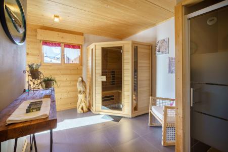 Holiday in mountain resort 5 room triplex chalet 8 people (Friandise) - Chalets Les Balcons du Golf - Alpe d'Huez - Sauna