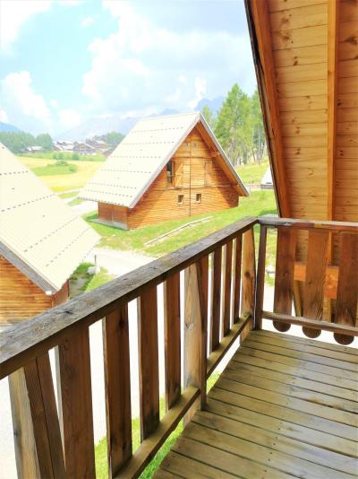 Vacanze in montagna Chalet su due piani semi-indipendente 3 stanze per 7 persone (46) - Chalets Les Flocons du Soleil - La Joue du Loup - Balcone