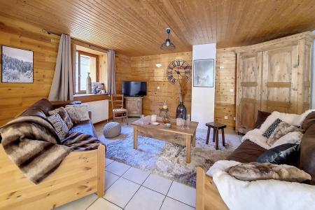 Holiday in mountain resort 4 room triplex chalet 8 people (Siana) - Chalets les Granges - Saint Martin de Belleville - Living room