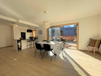 Holiday in mountain resort 4 room duplex chalet 8 people - CHALETS ROMARI - Serre Chevalier - Living room